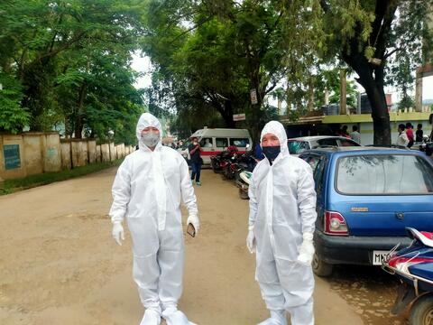 Funeral service of Mr. Y Bihari wiffe